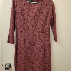 Purple Lace Dress